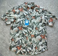 Columbia Men LT Omni Shade Wick Silver Ridge Utility Fishing Short Sleeve Shirt