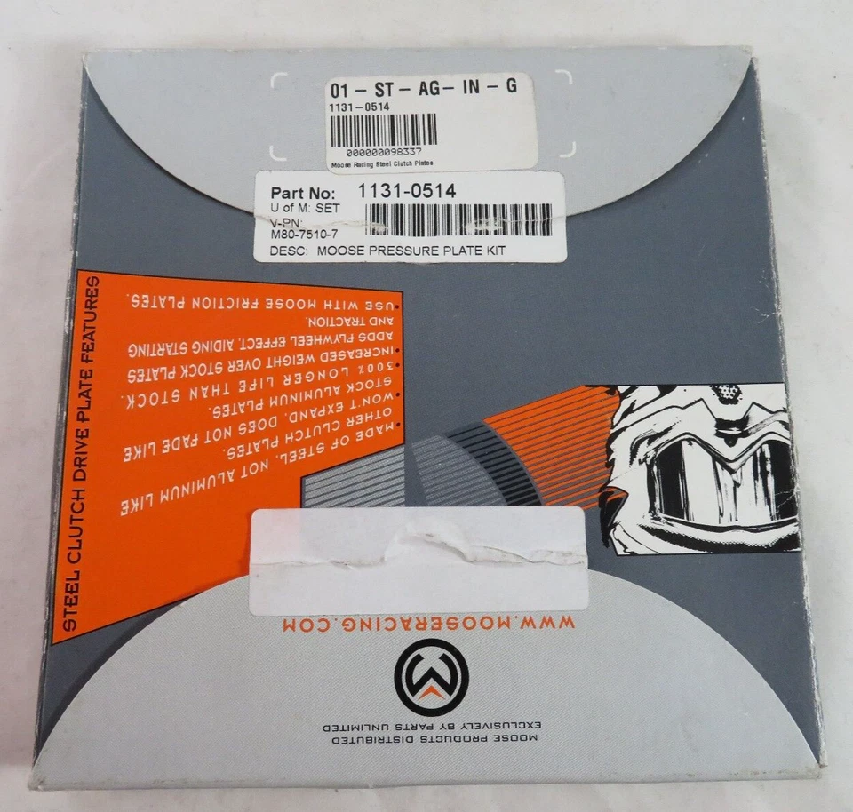 Placas de embrague KTM STEEL, de Moose Racing 1131-0514 nuevas 2005-2017 250F Foto 2 de 3