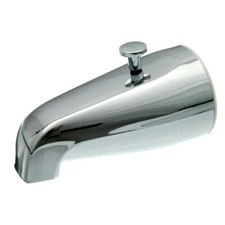 DANCO Replacement Tub Spout with Diverter, Chrome, 5-Inch, Fitting 1/2-Inch or
