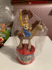McDonald's Disney Pixar Toy Story 2 1999 dispensador de dulces Woody & Bullseye nuevo