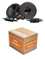 Lautsprecher Vorne JBL Club3 64C FüR Opel Movano C | 2X Tief-MitteltöNer 2X Hoch