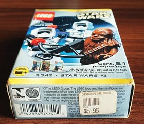 LEGO STAR WARS 3342 - #3 CHEWBACCA & IMPERIAL SCOUT TROOPERS SEALED NEW
