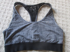 Victoria  s Secret Pink Ultimate Unlined Sports Bra Large Heathered Gray Wireless