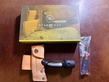 MTN BONDED Skachet Survival Tool w/ Leather Sheath Axe Head Multi-tool