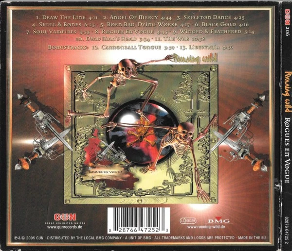 Running Wild - Rogues en Vogue 2005 Limited Edition Digipak - Bild 2 von 2