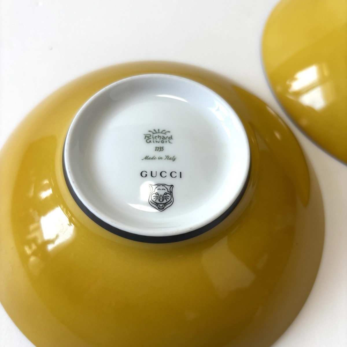 GUCCI Richard Ginori Maison de l'Amour Star Eye Pair Plate Set of