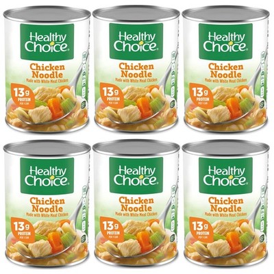 Healthy Choice Chicken Noodle Soup 15 oz pack of 6 15 Ounce (Pack 6) 