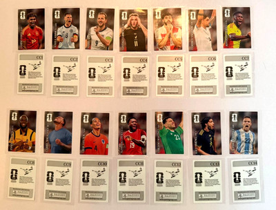 COCA-COLA Panini FIFA WC 2026 Complete 14 Stickers LATIN EDITION, 1.5 × 2.3, NEW