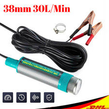 12V 38mm 30L/Min Auto Edelstahl Tauchpumpe Diesel Öl Pumpe Wasserpumpe Transfer