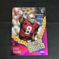 2024 Topps Chrome - Sunday Swag #SS-4 Steve Young PINK San Francisco 49ers