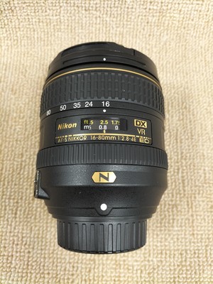 Nikon AF-S DX 16-80mm f/2.8-4 VR Lens for Nikon F-Mount Used