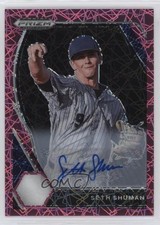 2021 Panini Prizm Draft Picks Pink Velocity Seth Shuman #PDP208 Auto 1p5n