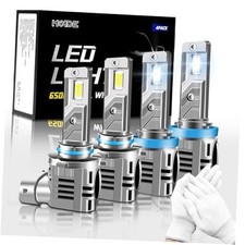 Light Bulbs Combo, 800 Brighter 70000LM , 6500K Fog H11/H9/H8 and 9005/HB3