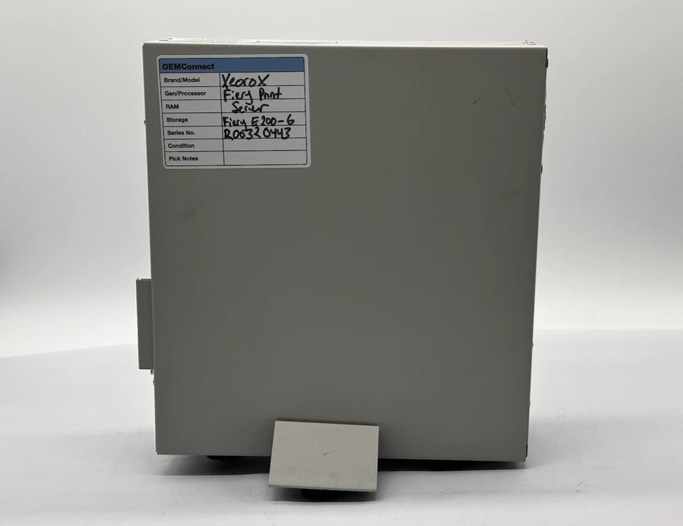 Xerox EFI Fiery E200-06 Bustled Print Controller-with Adapter - Image 2 of 4