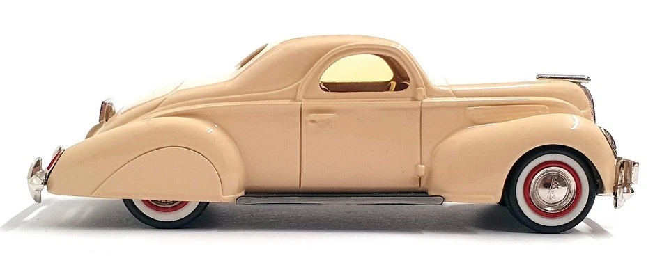 Durham Classics 1/43 Scale DC-4C - 1938 Lincoln Zephyr 2Dr Coupe - Dk Cream - Image 3 of 4