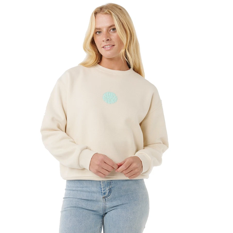 Rip Curl Icons Of Surf Relaxed Crew Sweatshirt- Shell - Bild 2 von 4