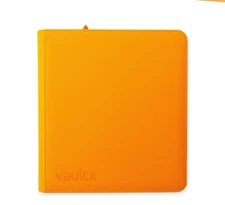 12 Pocket Exo-Tec Zip Binder Neon Orange