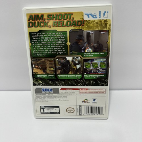 Ghost Squad (Nintendo Wii, 2007) With Manual - Picture 2 of 8