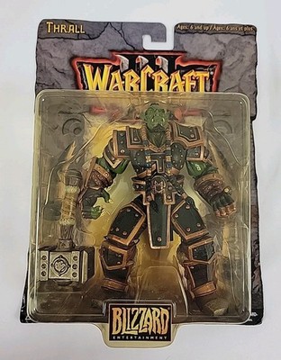2002 Thrall World of Warcraft III Reign of Chaos Action Figure Orc Warchief, NEW