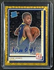 KAM JONES 2025-26 PANINI DONRUSS #25 ROOKIE AUTO GOLD RC 05/10 PACERS