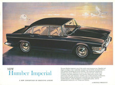 Humber Imperial 1964-1965 UK Market Single Sheet Sales Brochure