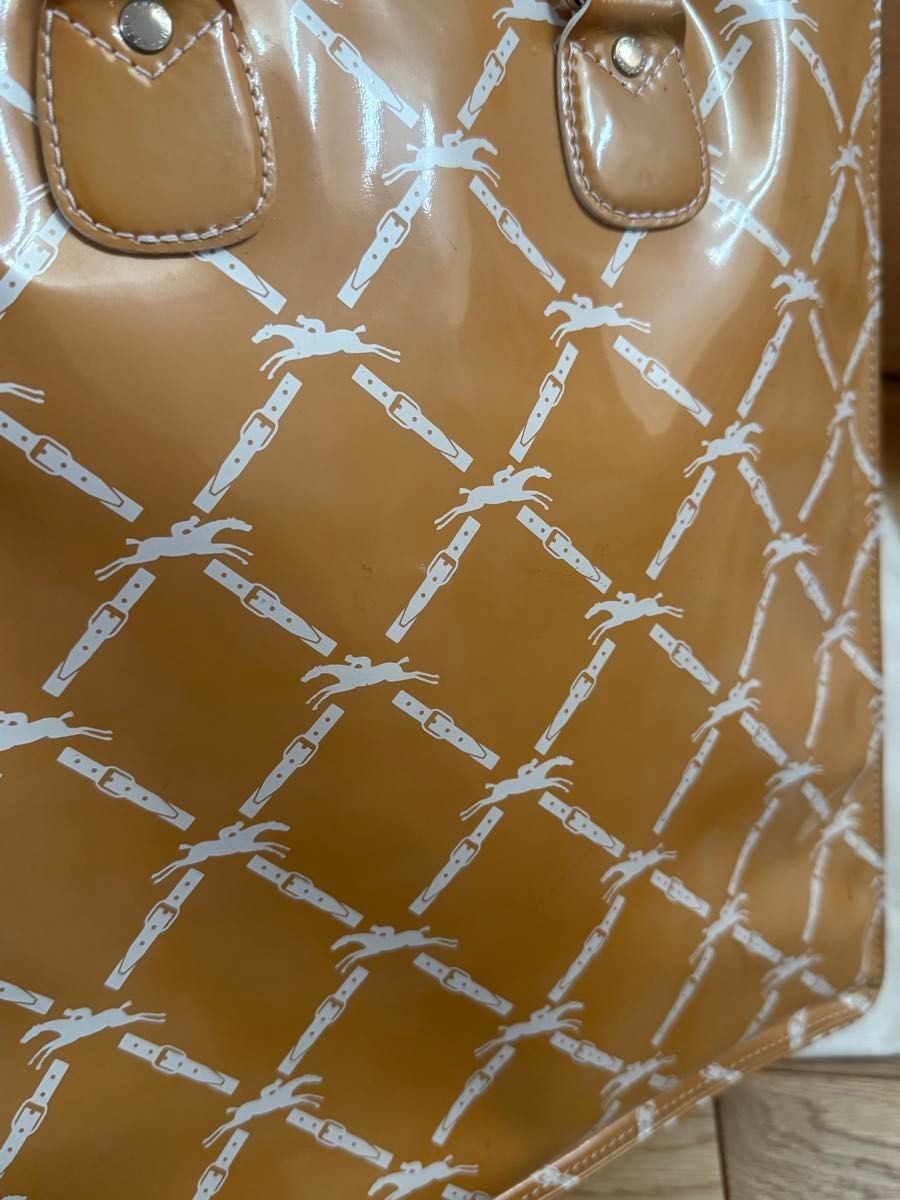 Good Condition Longchamp All Over Pattern Vinyl T… - image 5