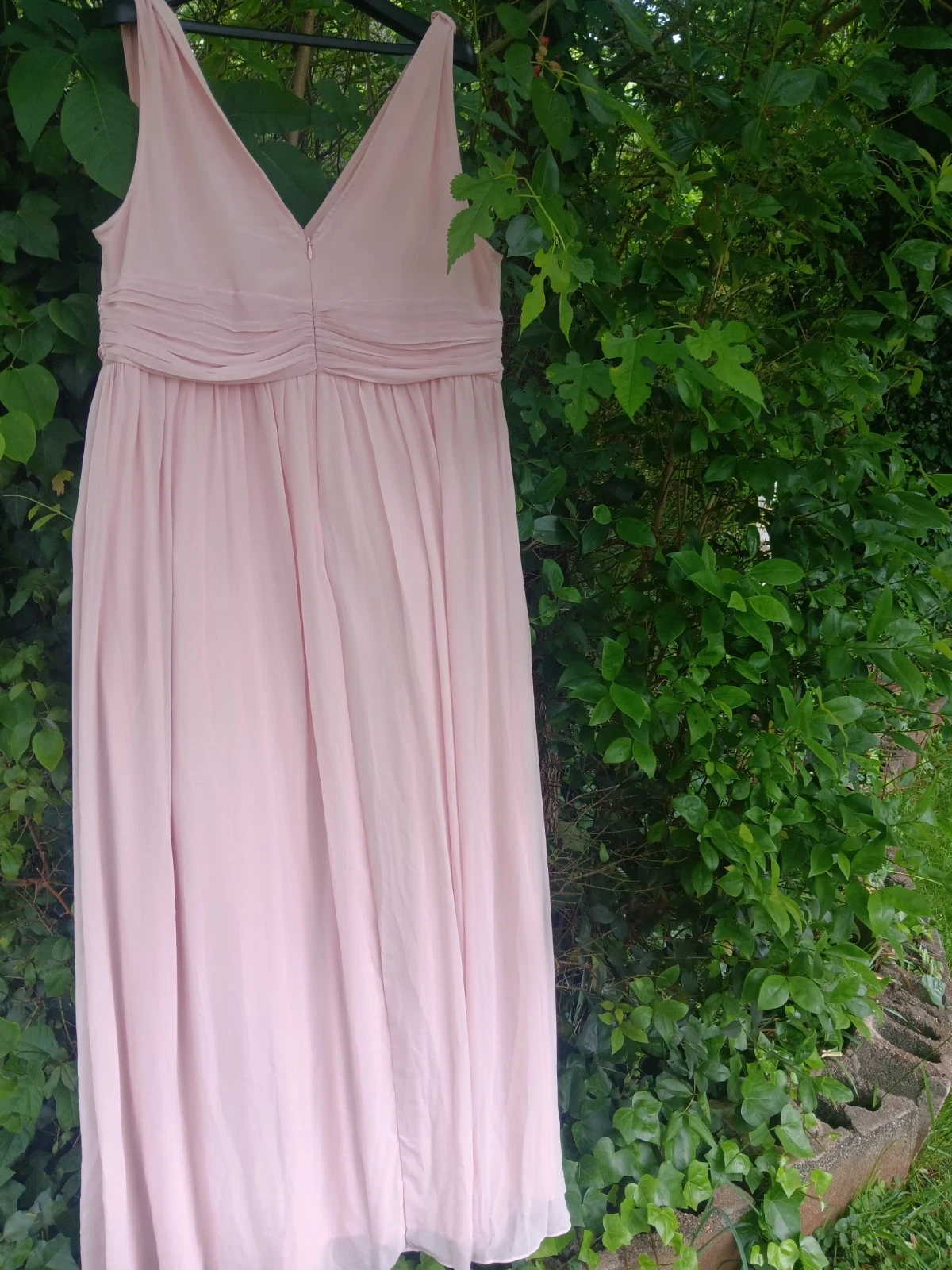 5x US18 Ever grazioso abito rosa blush volant plissettato San Valentino sexy Pasqua