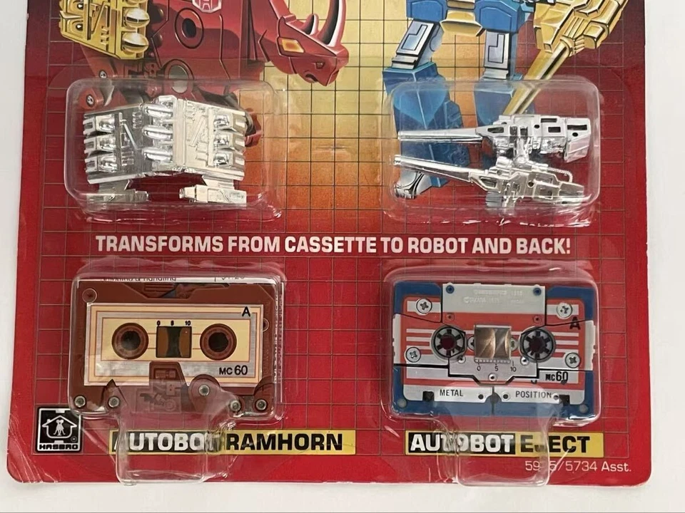 Transformers G1 Ramhorn Eject SILVER NEW MOSC 1986 Vintage Hasbro Macau - Image 2 of 4