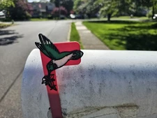 Hummingbird color Mailbox Flag Replacement 