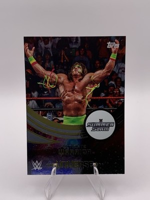 2025 Topps Universe WWE Ultimate Warrior SummerSlam Event Galaxy Parallel