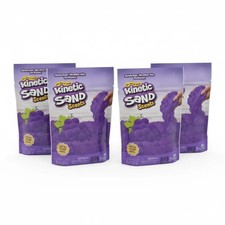 Kinetic Sand, 8oz Glorious Grape Scented Play Sand 4pk , 2LB Total - Ages 3