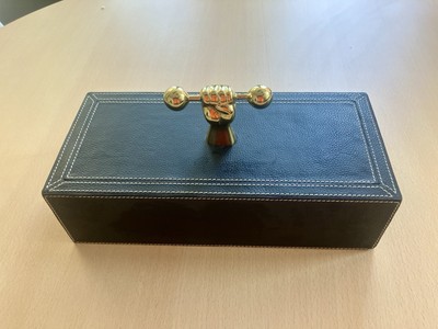 Jonathan Adler Langhantel Leder Aufbewahrungsbox