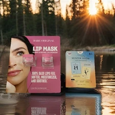 Rael Beauty Limited Edition Winter Glow 5 Facial Masks + Babe Lip Mask FREE SHIP
