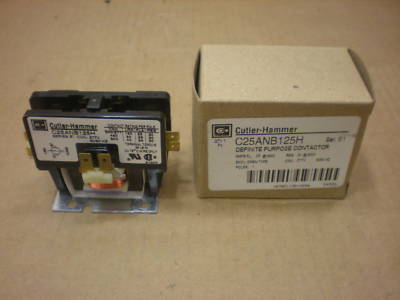 NIB CUTLER HAMMER C25ANB125H DEFINITE PURPOSE CONTACTOR (7 AVAILABLE)