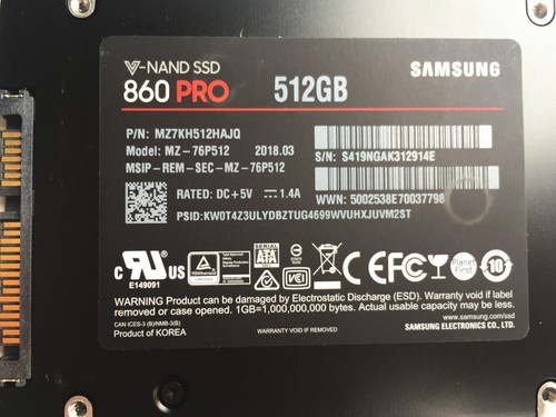 Samsung 860 EVO 2.5" SATA III SSD 250G 500G 1TB V-NAND Disk Solid State Drive - Picture 11 of 16