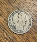 1909 Barber Half Dollar 90% Silver 50C