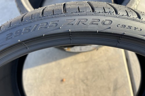TWO BRAND NEW 295/25ZR20 Pirelli P Zero PZ4 Sport Tires 2952520 - Picture 7 of 10