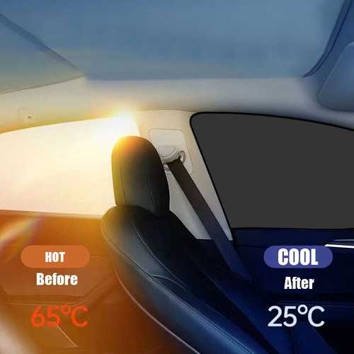 Car Accessories Magnetic Window Sunshade Visor Cover UV Block Cover Universal - Foto 6 di 10