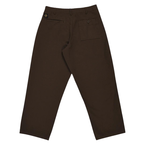 Quasi Warren Chocolate Brown Mens Trouser Pants - Picture 2 of 2