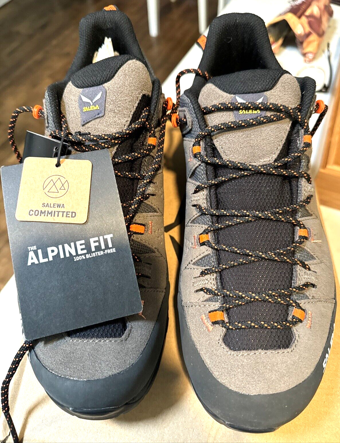 Salewa Hombre Alp Trainer 2 M Zapato de Senderismo, Cordón elástico/Negro, EE. UU. 10