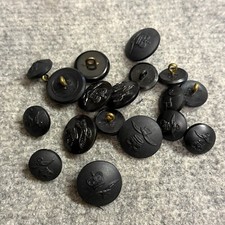 No.2 RAF Jacket Bakelite Tunic Buttons Vintage Royal Air Force Issue 22mm & 17mm