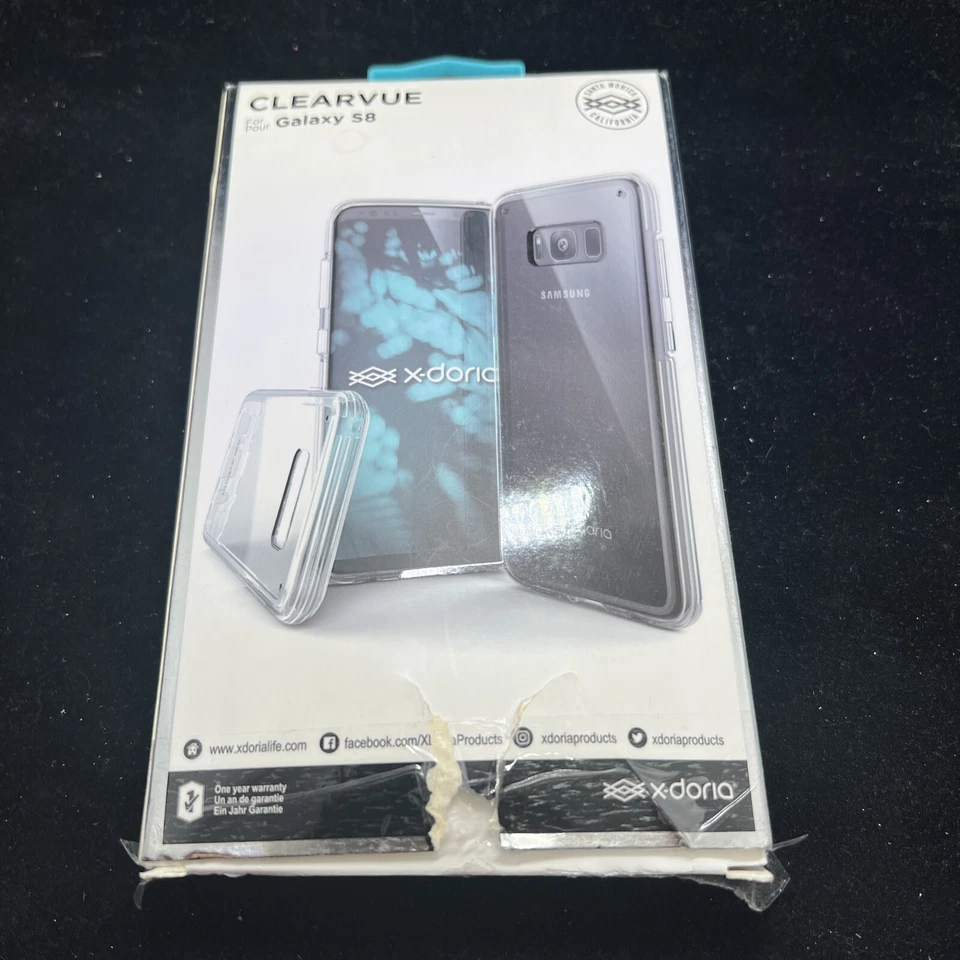 Funda Transparente X-doria Clearvue Para Samsung Galaxy S8 Nueva Foto 3 de 4
