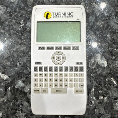 Turning Technologies QT Response Device Clicker RCQR-01 Large LCD Screen