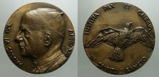 MEDAGLIA ANNUALE PAOLO VI ANNO XIII INCISORE EMILIO GRECO IN BRONZO