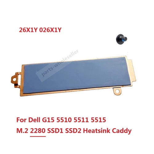 2nd M.2 SSD 2230 2280 Bracket Heatsink Caddy Shield for Dell G15 5510 5511 5515
