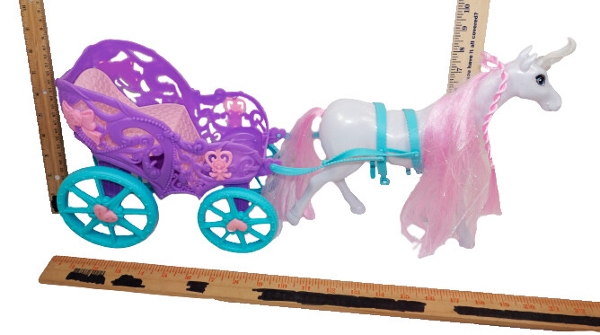 Sparkle Girlz Princess Horse Carriage Playset by Zuru For 10
