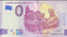 BILLET 0  EURO CLOITRE DE NOTRE DAME DU PUY  FRANCE  2023  NUMERO RADAR 848