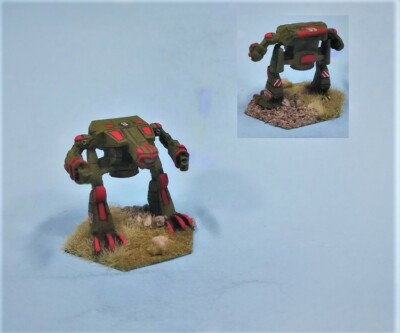 Battletech painted miniature Komodo battlemech RG