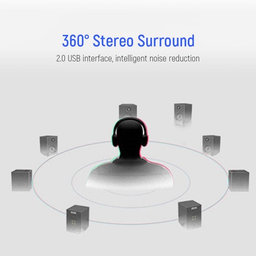 Professional Computer USB Sound Card 7.1 Channel Audio Adapter For PC Laptop D - 第 5/9 張圖片