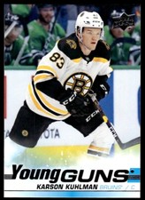 2019-20 UPPER DECK YOUNG GUNS Karson Kuhlman Boston Bruins #248 R5